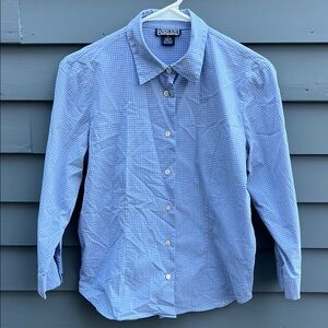 Gingham Blue Men's Shirt